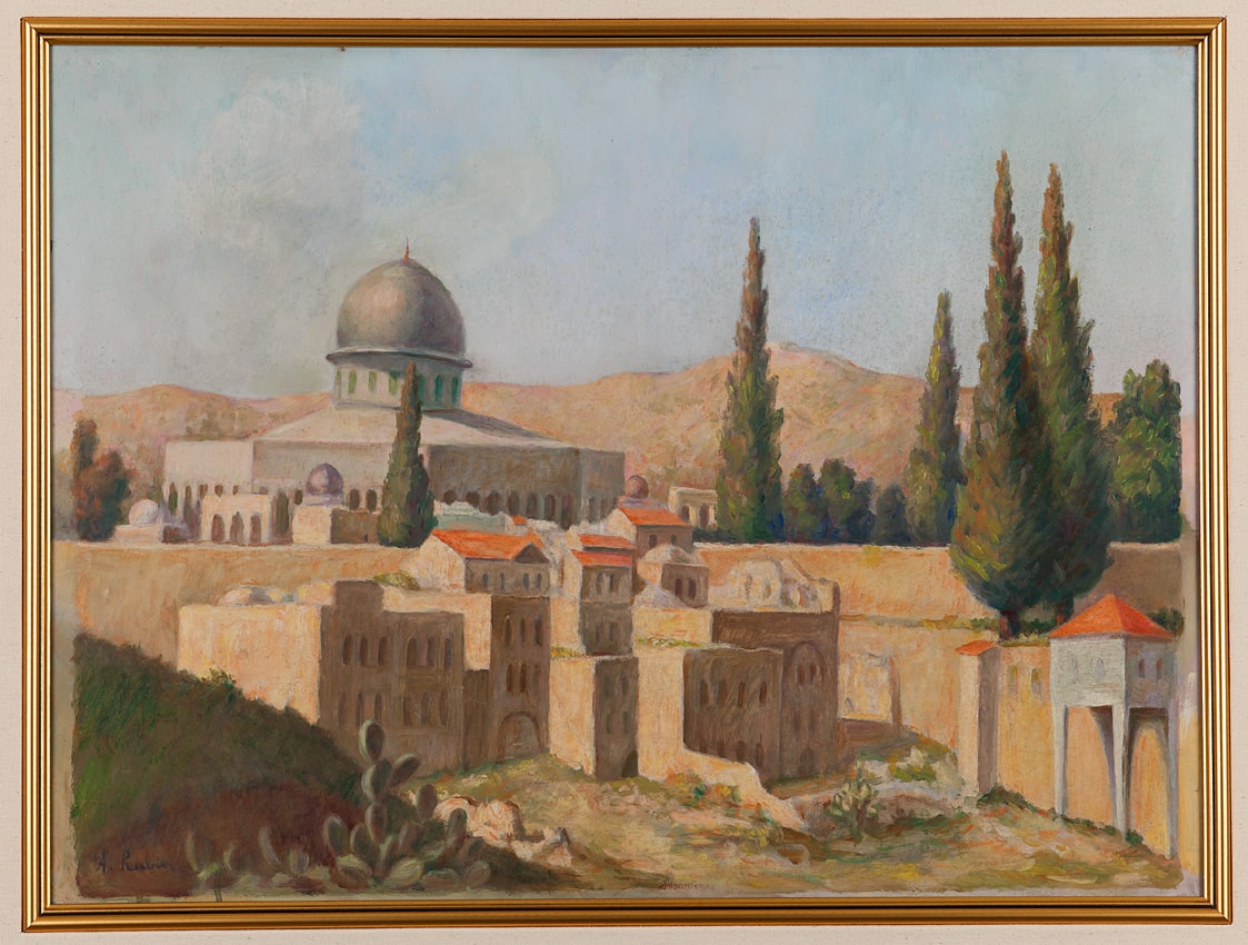 Rubin, Albert - Dome of the Rock | 1908 | 40X60 | An Israeli Collection