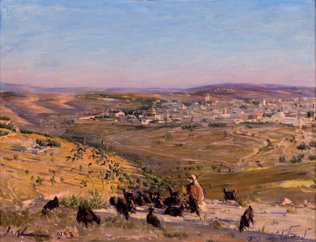 Blum, Ludwig - Jerusalem | 1943 | 44X57 | An Israeli Collection