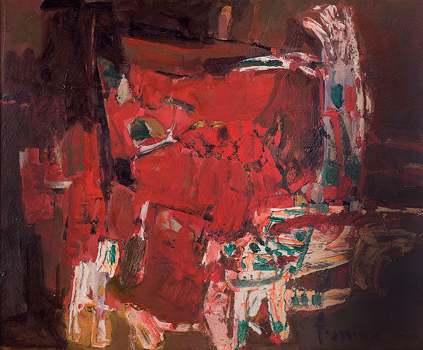 Mairovich, Zvi - Abstract Landscape | ca 1963 | 48.5X59.5 | An Israeli Collection