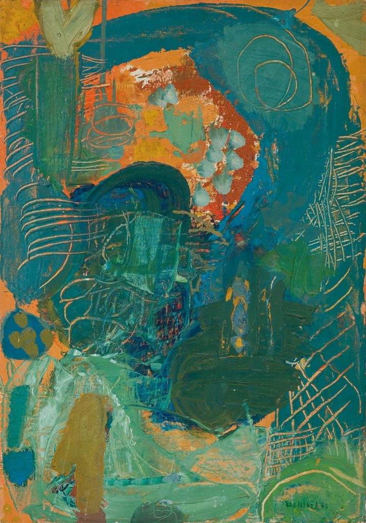 Nikel, Lea - Abstract | 1963| 54X38 | An Israeli Collection