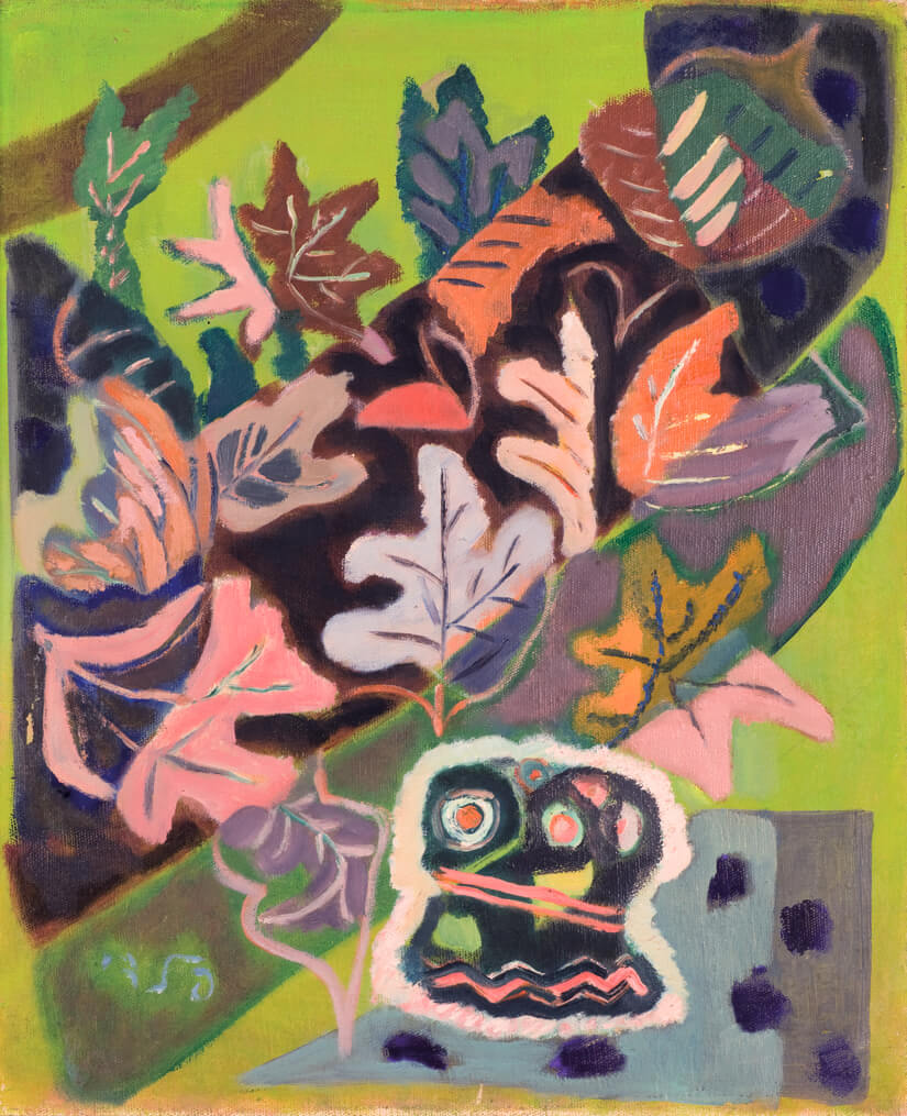 Paldi, Israel - Leaves | early 1950's| 64X45 | An Israeli Collection