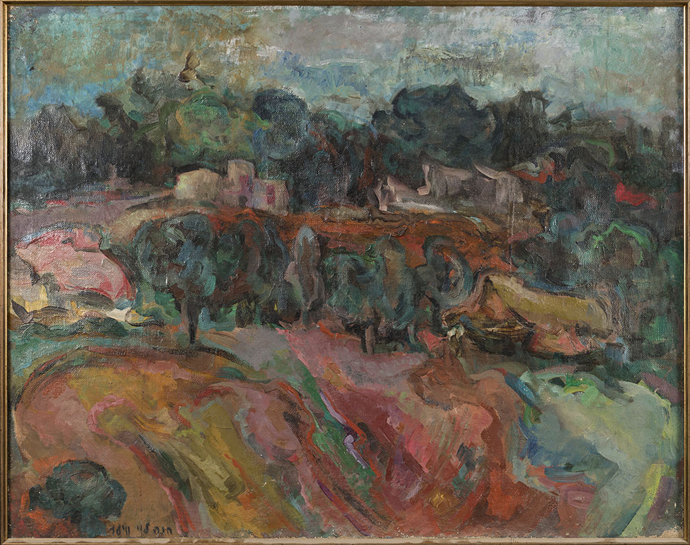Levy, Hanna - Landscape | ca. 1940 | 72X92 | An Israeli Collection