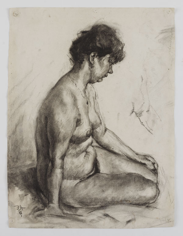 Steinhardt, Jacob - Female Nude | 1907 | 46X36 | An Israeli Collection