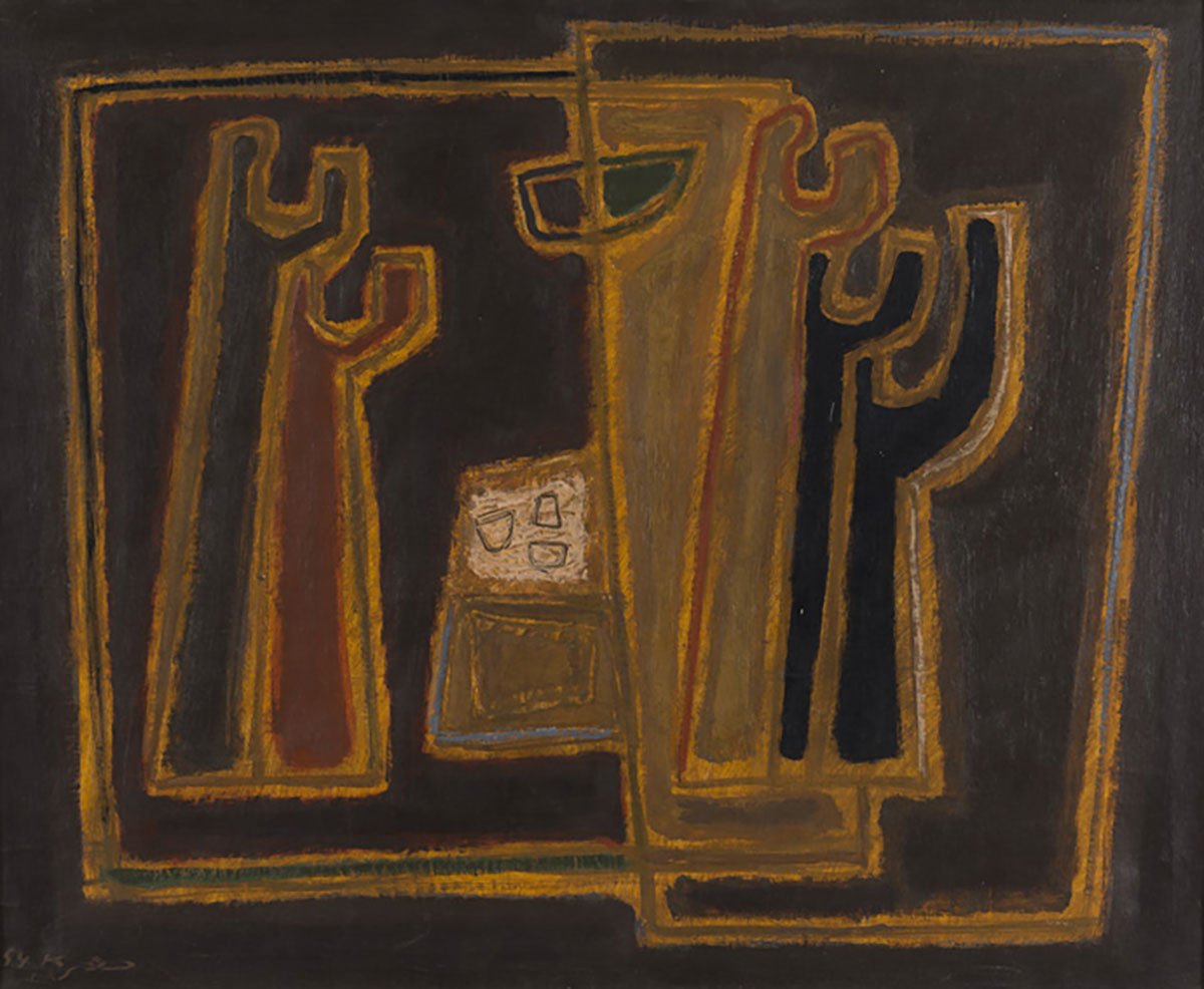 Kahana, Aharon - The Sacrifice | 1954 | 60X72 | An Israeli Collection
