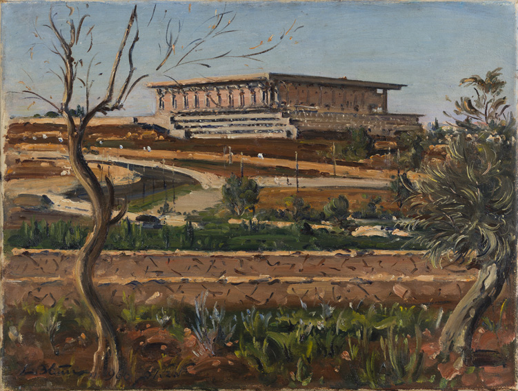 Blum, Ludwig - הכנסת לאחר בנייתה | 1966 | 46X60 | An Israeli Collection